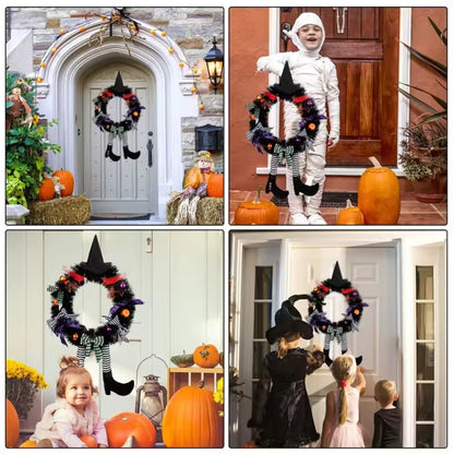 Witch Halloween Wreath