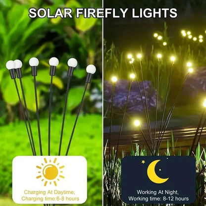Solar Firefly Garden Lights