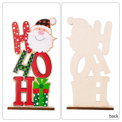 Wooden Christmas Desktop Ornaments