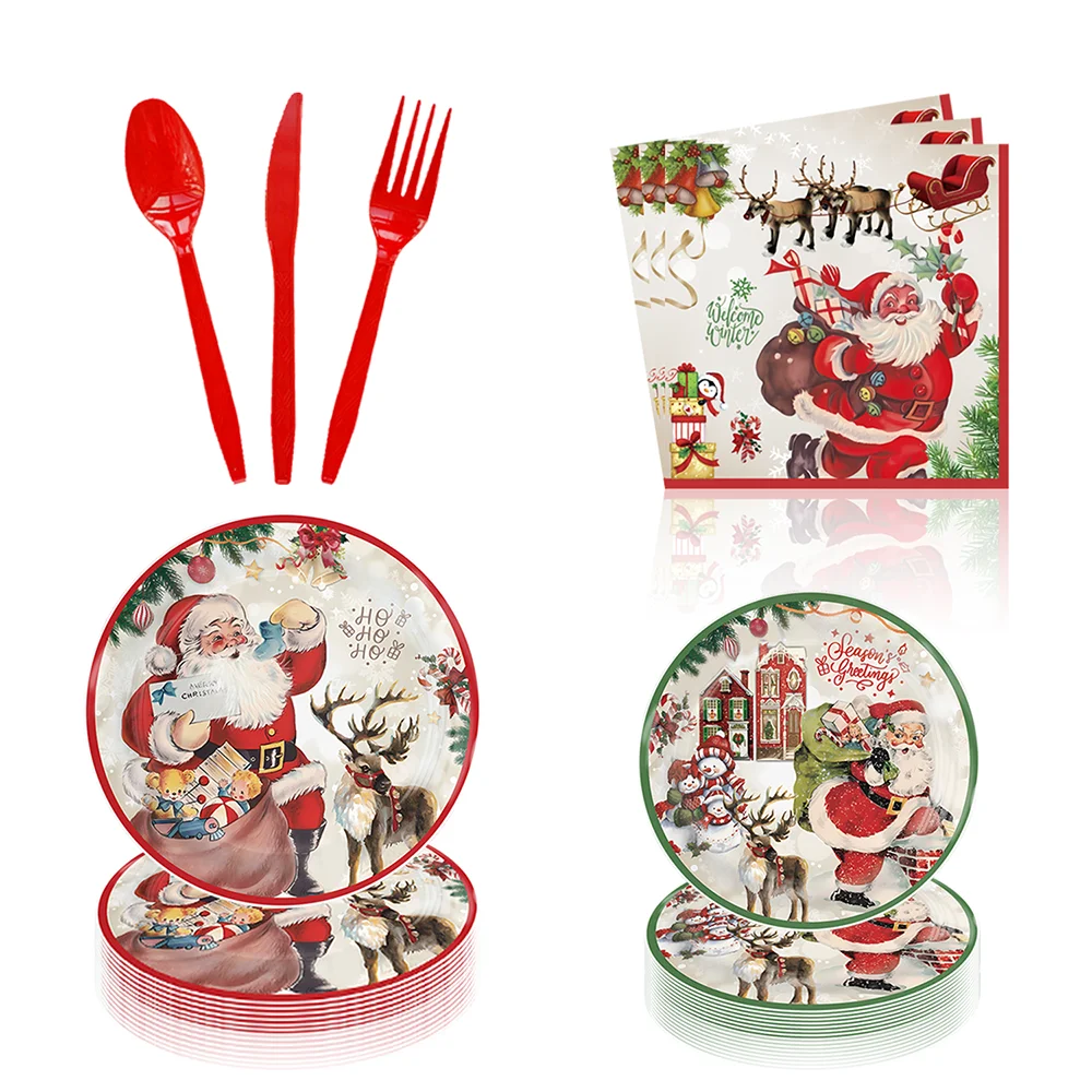 2025 Christmas Party Tableware