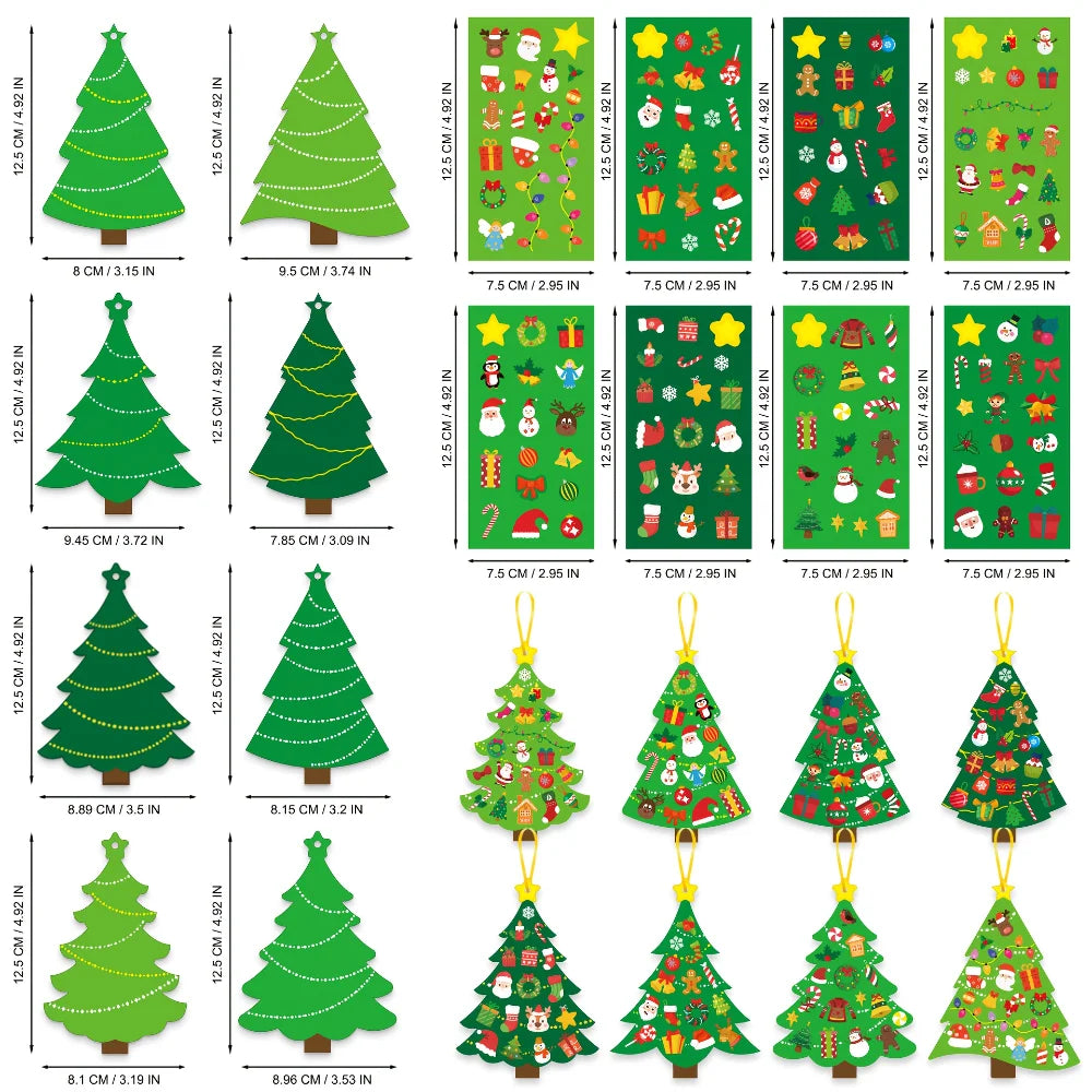 Christmas Tree DIY Craft Kit 24Pcs