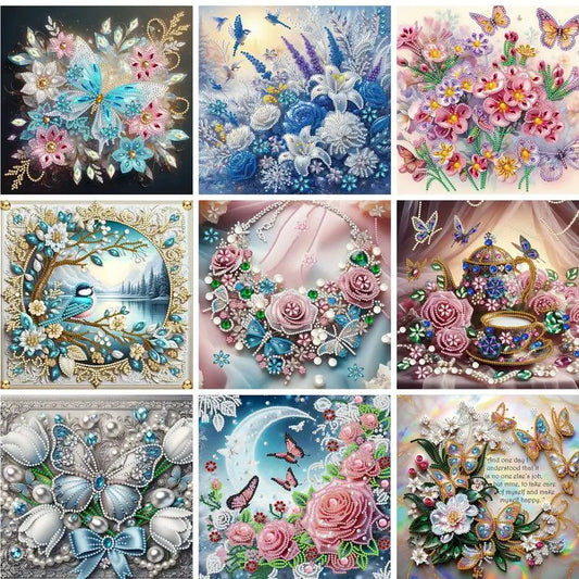 DIY Flowers Diamond Art Kit