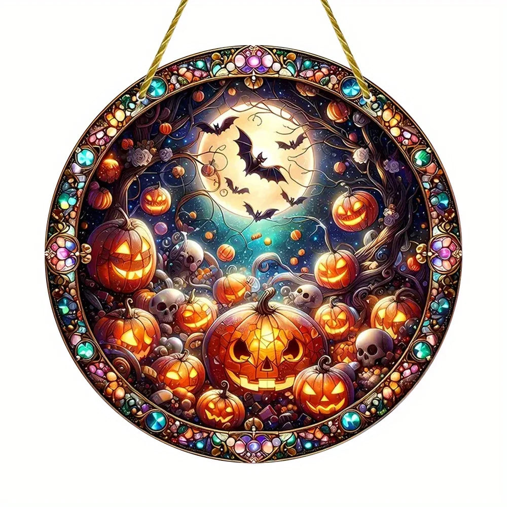 Halloween Witch Acrylic Window Suncatcher