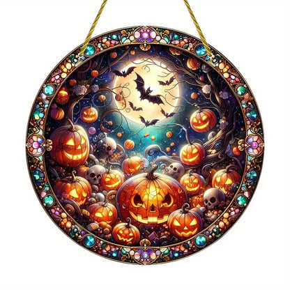 Halloween Witch Acrylic Window Suncatcher