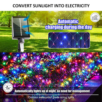 8 Modes Waterproof Garden Fairy Lights Christmas Decor