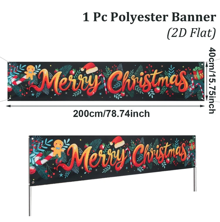 Christmas Outdoor Banner
