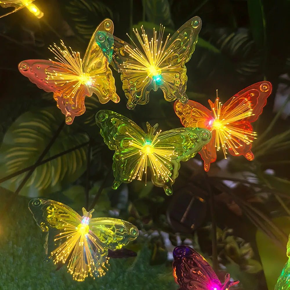 Solar Butterfly Garden Lights
