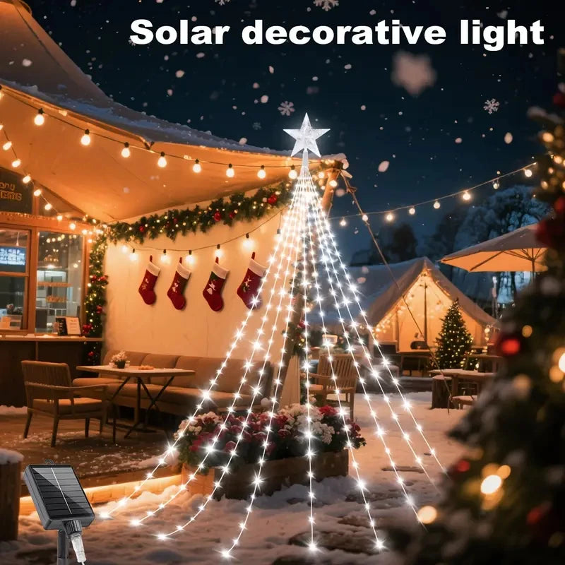 280 LED Star Fairy Waterfall Tree Lights