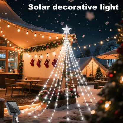 280 LED Star Fairy Waterfall Tree Lights