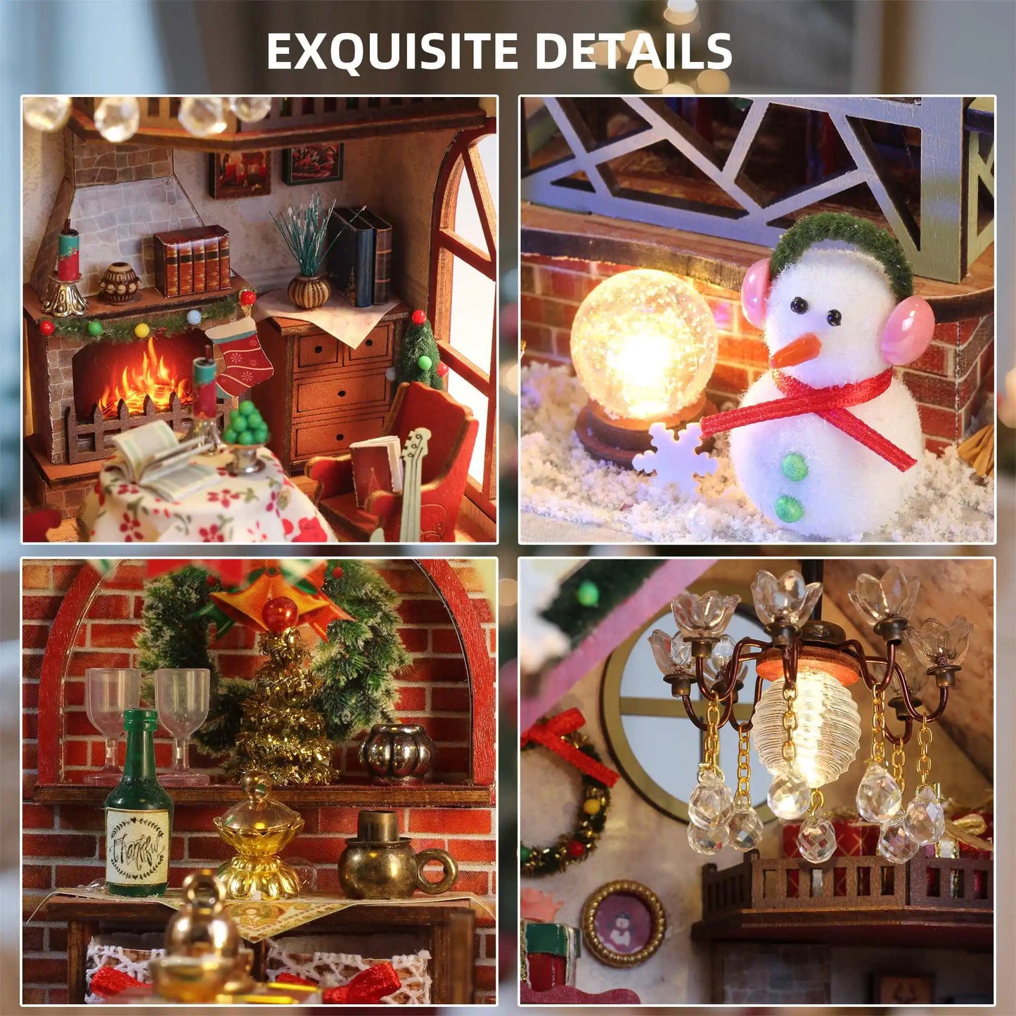 Christmas Night Warm House Music Box