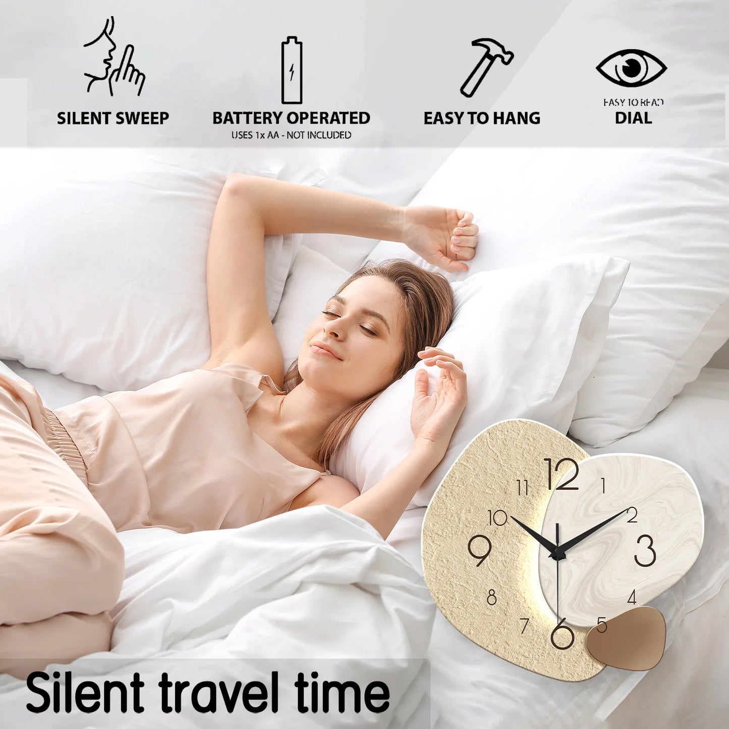 Modern Silent Wall Clock