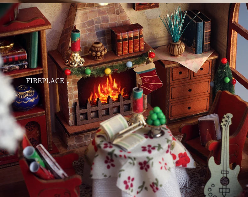 Christmas Night Warm House Music Box