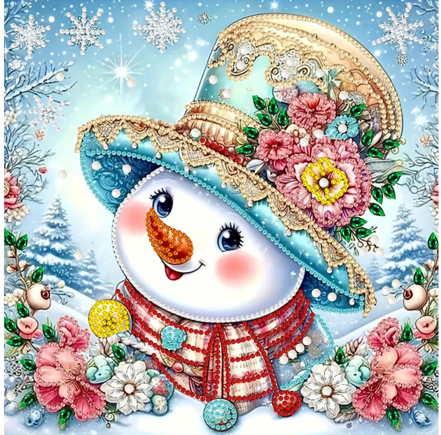 DIY Snowman 5D Diamond Art Kit