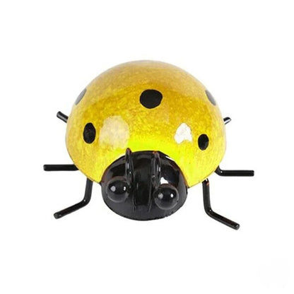 Metal Ladybug Wall Hanging Ornament