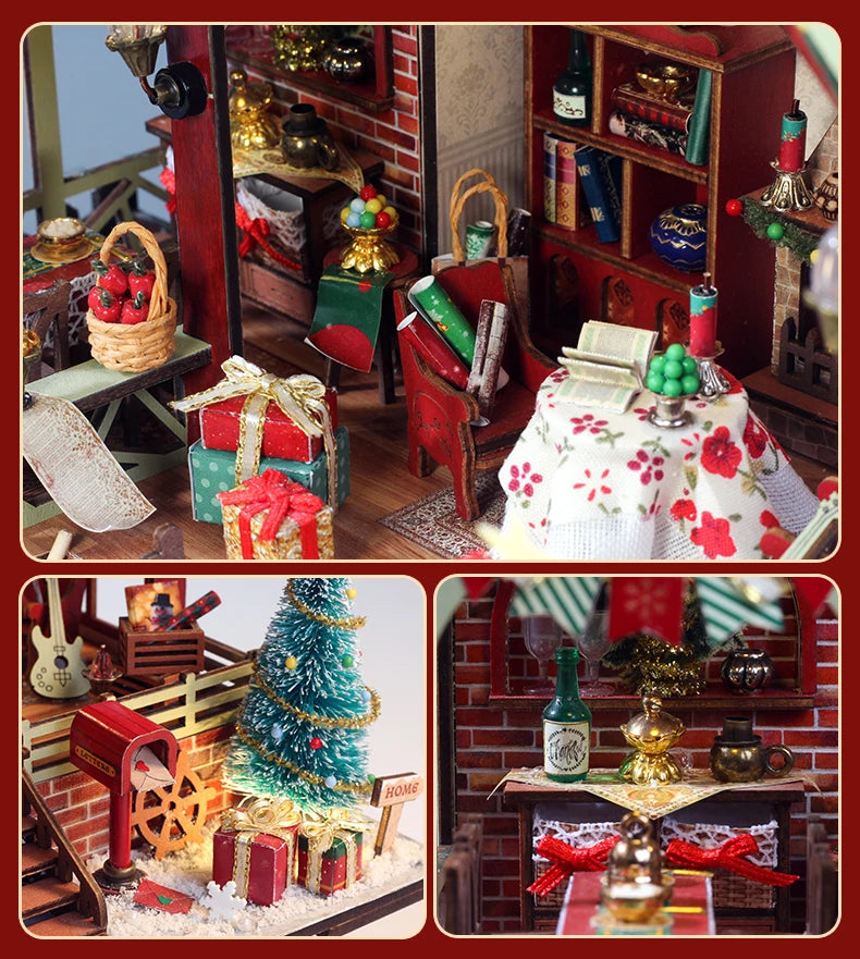 Christmas Night Warm House Music Box