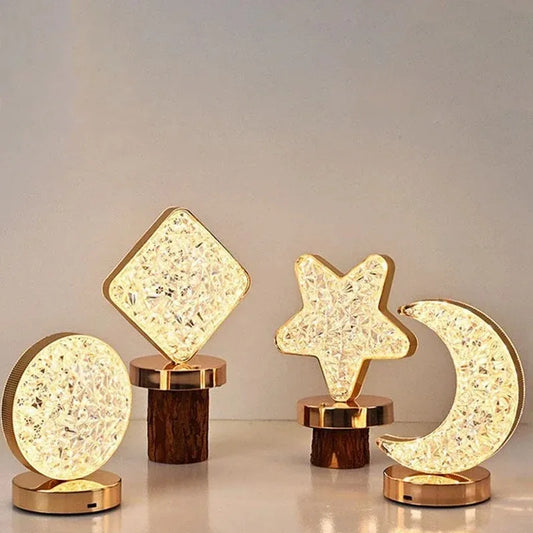 3D Crystal Track Night Light