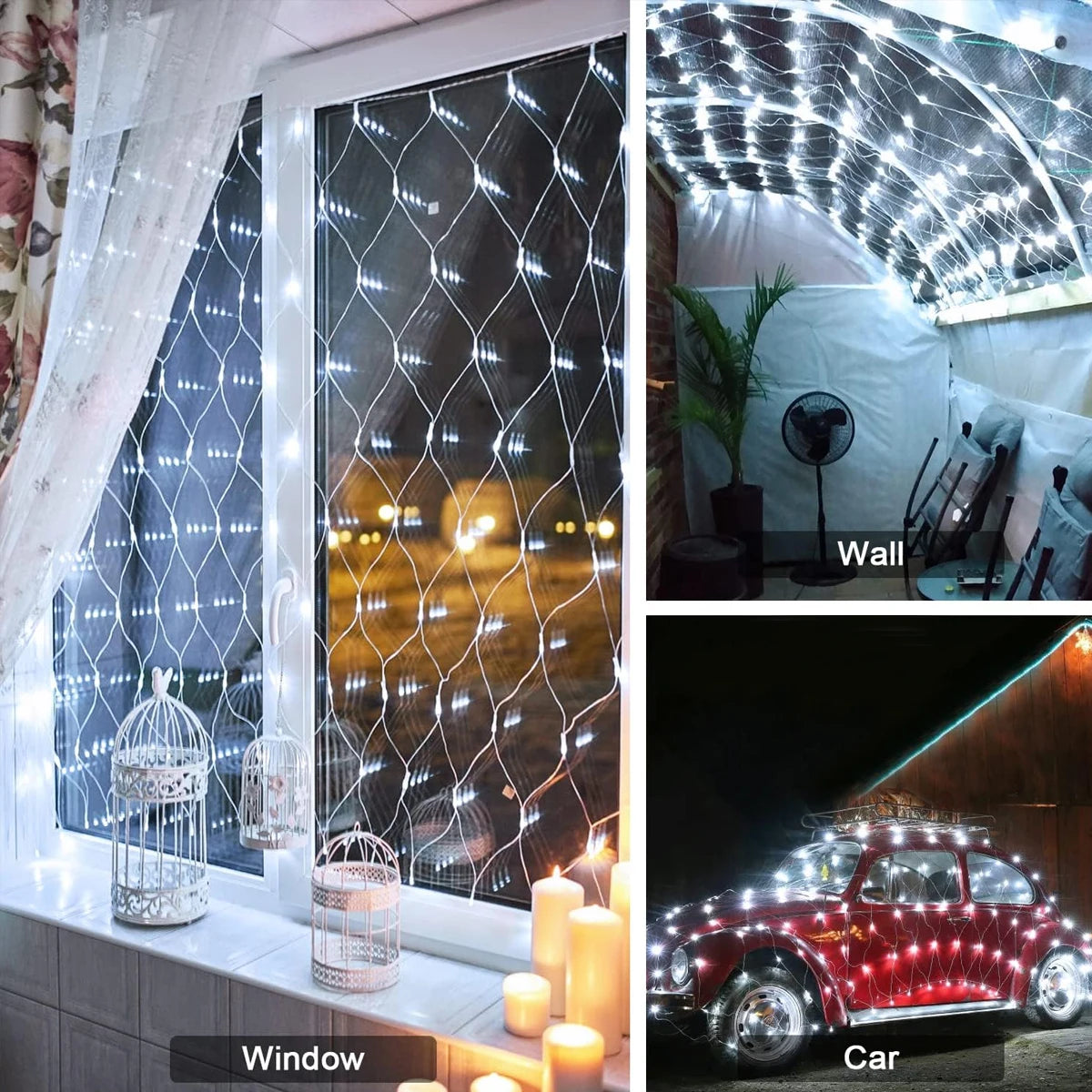 8 Modes Waterproof Garden Fairy Lights Christmas Decor