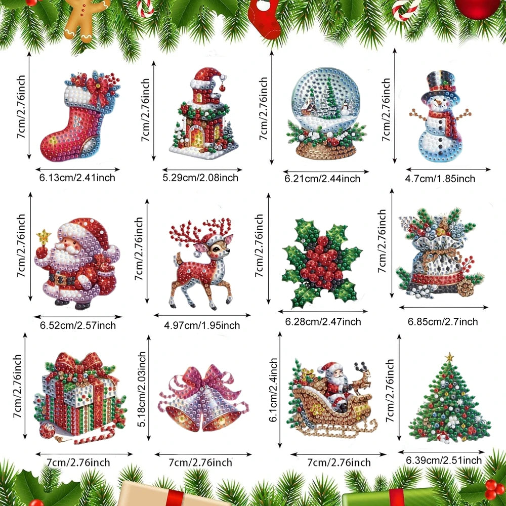 Christmas Diamond Painting Sticker Kit