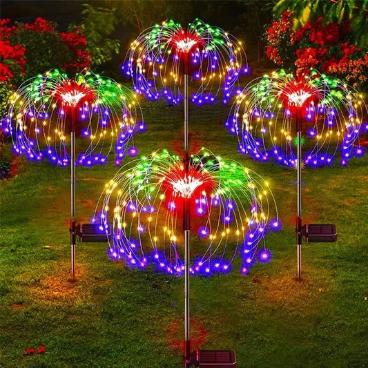 Solar Firework LED Garden Lights
