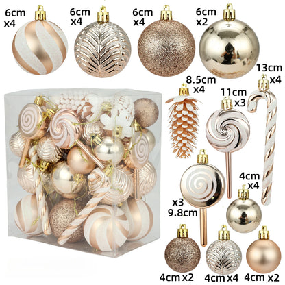 40Pcs Christmas Ball Ornaments