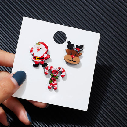Set 3 Christmas Brooch Pins