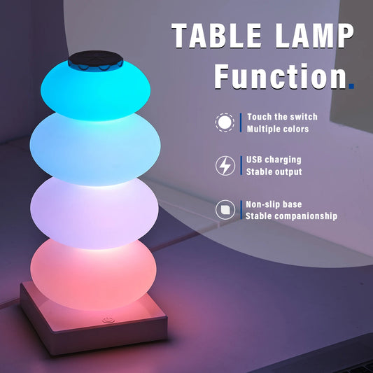 RGB LED Bedside Table Lamp