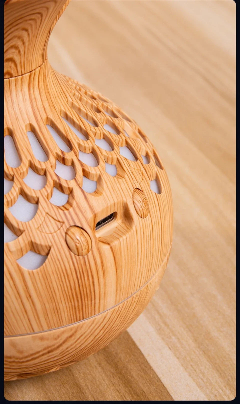 Wood Grain Ultrasonic Humidifier