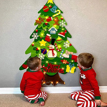DIY Felt Christmas Tree for Kids