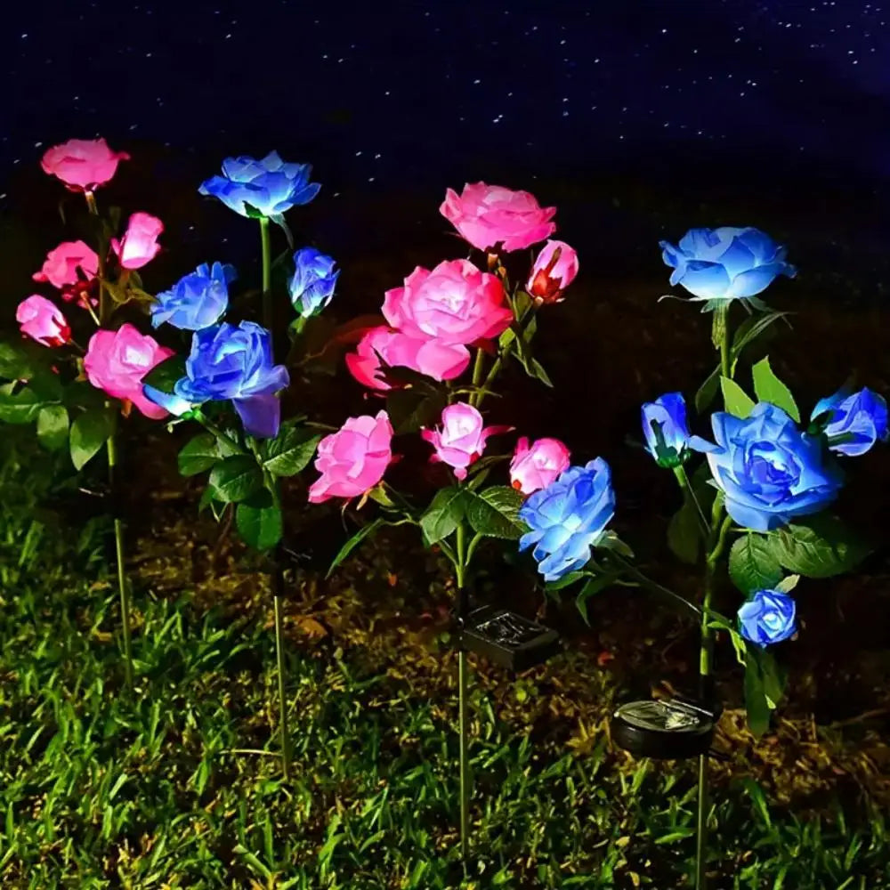 Solar Rose Flower Lights