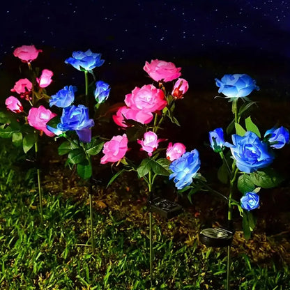 Solar Rose Flower Lights