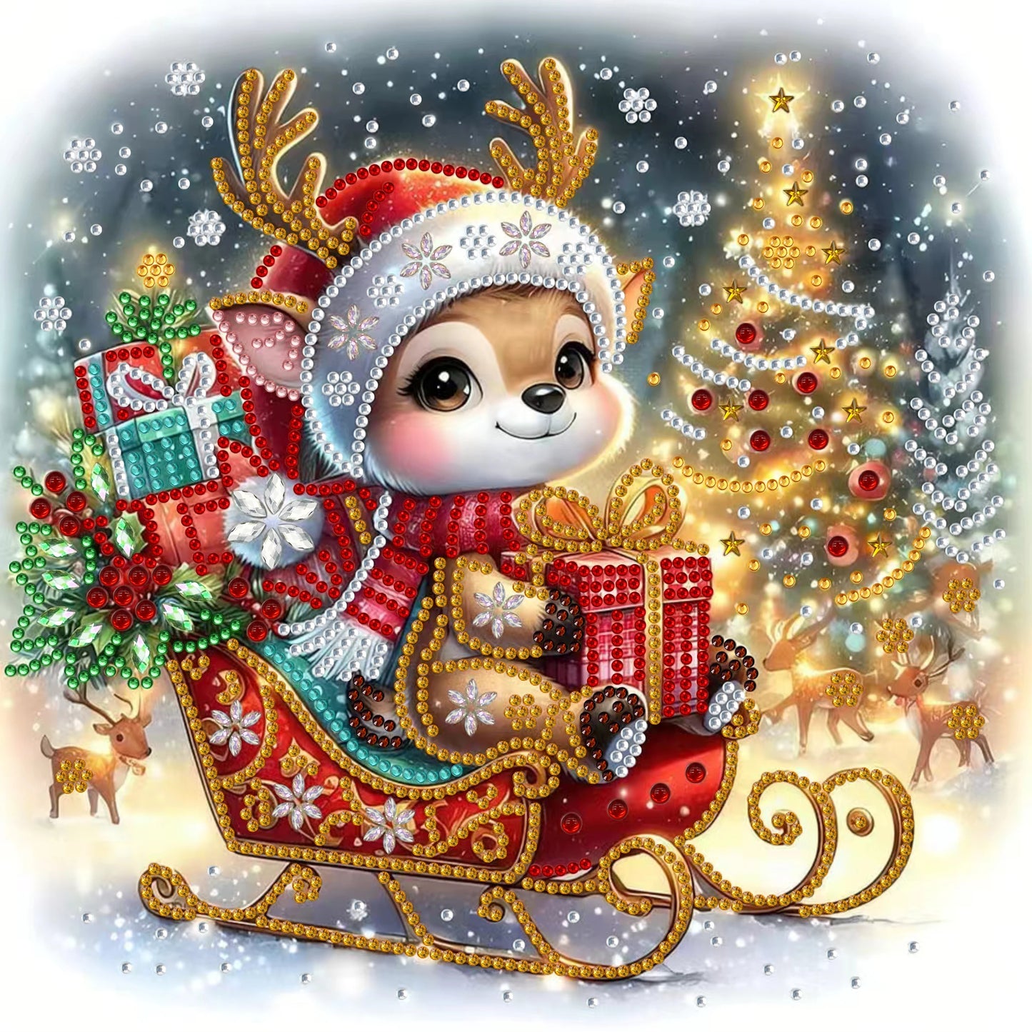 DIY Snowman 5D Diamond Art Kit