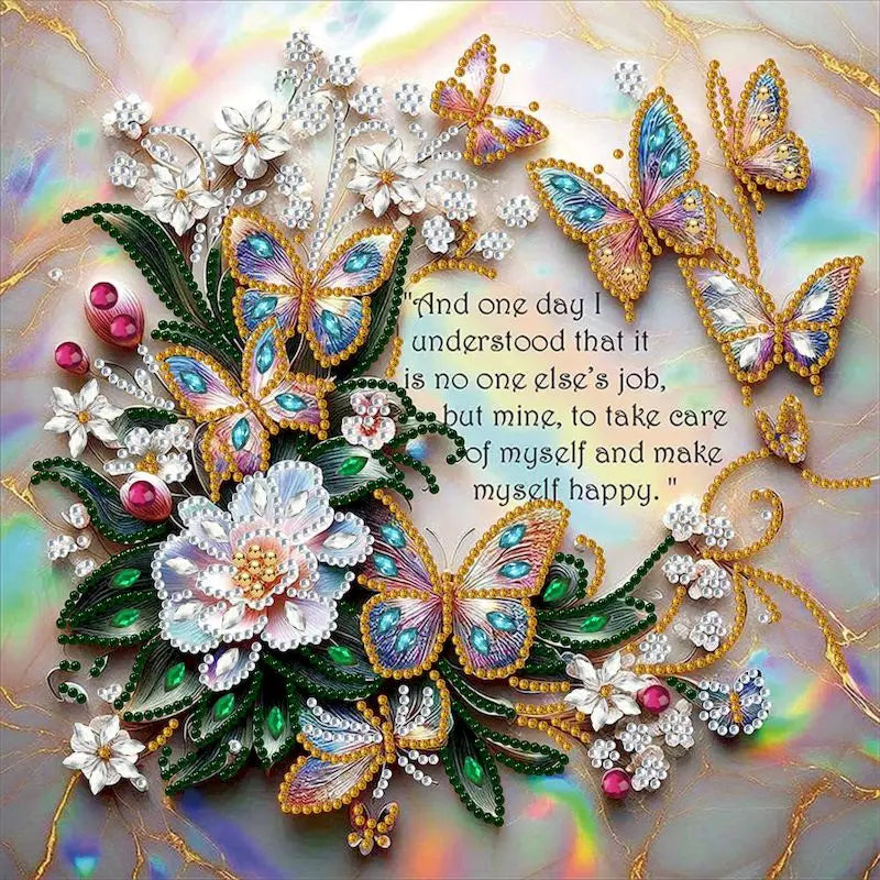 DIY Flowers Diamond Art Kit