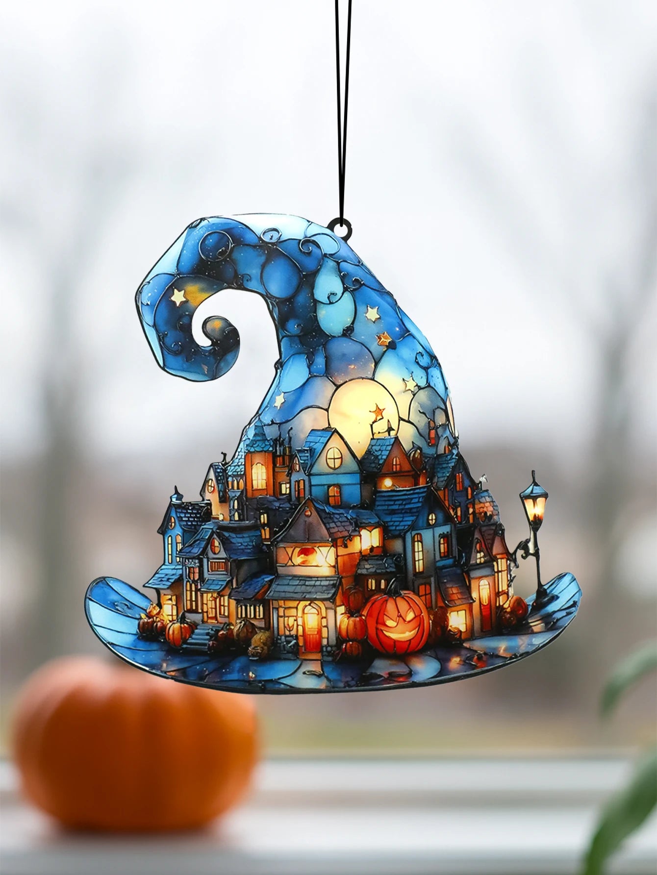 Halloween Witch Hat Hanging Decor