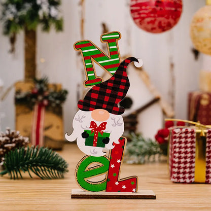 Wooden Christmas Desktop Ornaments
