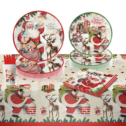 2025 Christmas Party Tableware