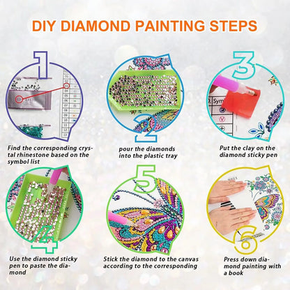 DIY Flowers Diamond Art Kit