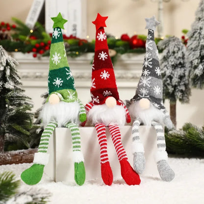 LED Christmas Gnome Faceless Doll