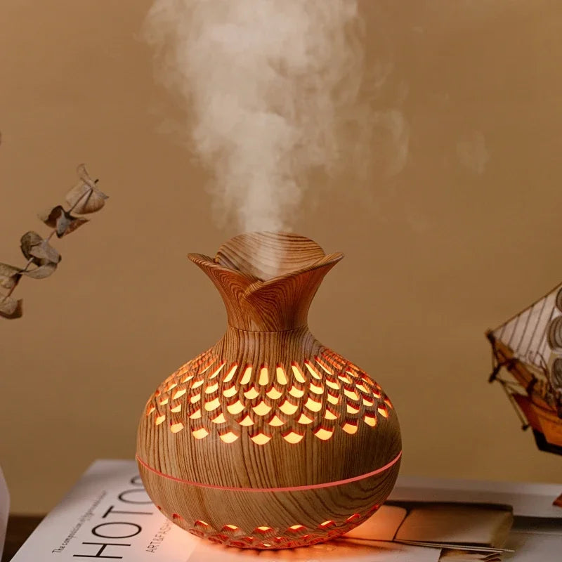 Wood Grain Ultrasonic Humidifier
