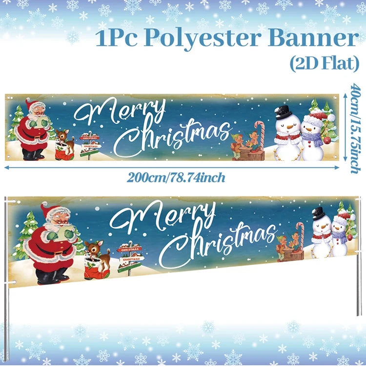 Christmas Outdoor Banner