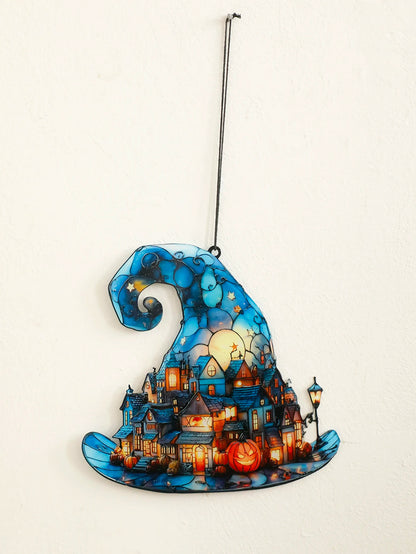 Halloween Witch Hat Hanging Decor