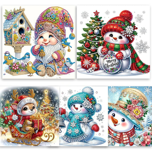 DIY Snowman 5D Diamond Art Kit