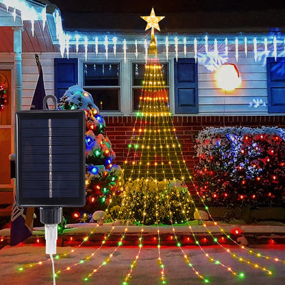 280 LED Star Fairy Waterfall Tree Lights