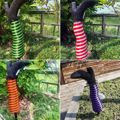 Halloween Witch Leg Stakes