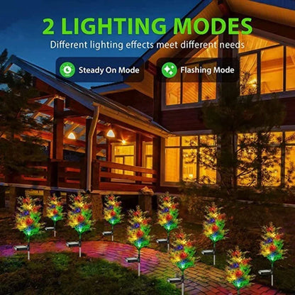 Outdoor Solar Christmas Tree Lights
