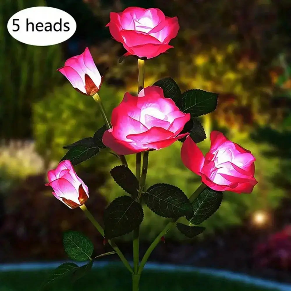 Solar Rose Flower Lights