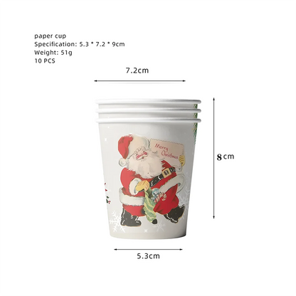 2025 Christmas Party Tableware