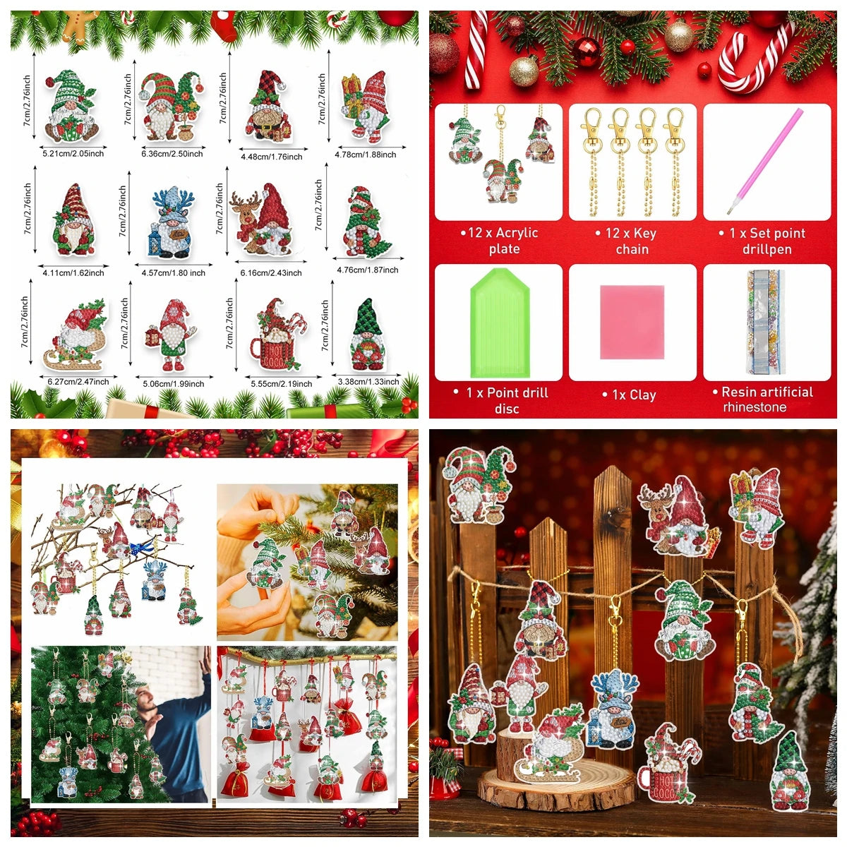 Christmas Diamond Painting Sticker Kit