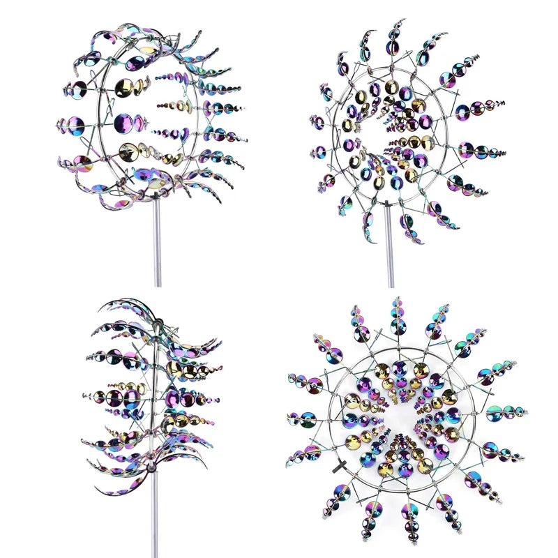 Kinetic Metal Wind Spinner
