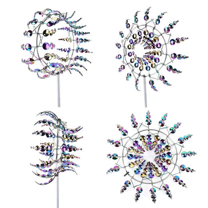Kinetic Metal Wind Spinner