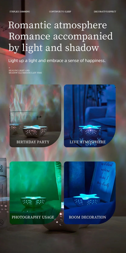 Starfish LED Projector Lamp